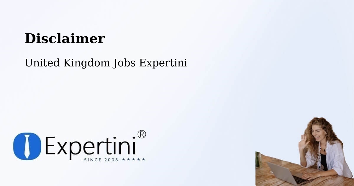 Disclaimer – Woking - United Kingdom Jobs Expertini